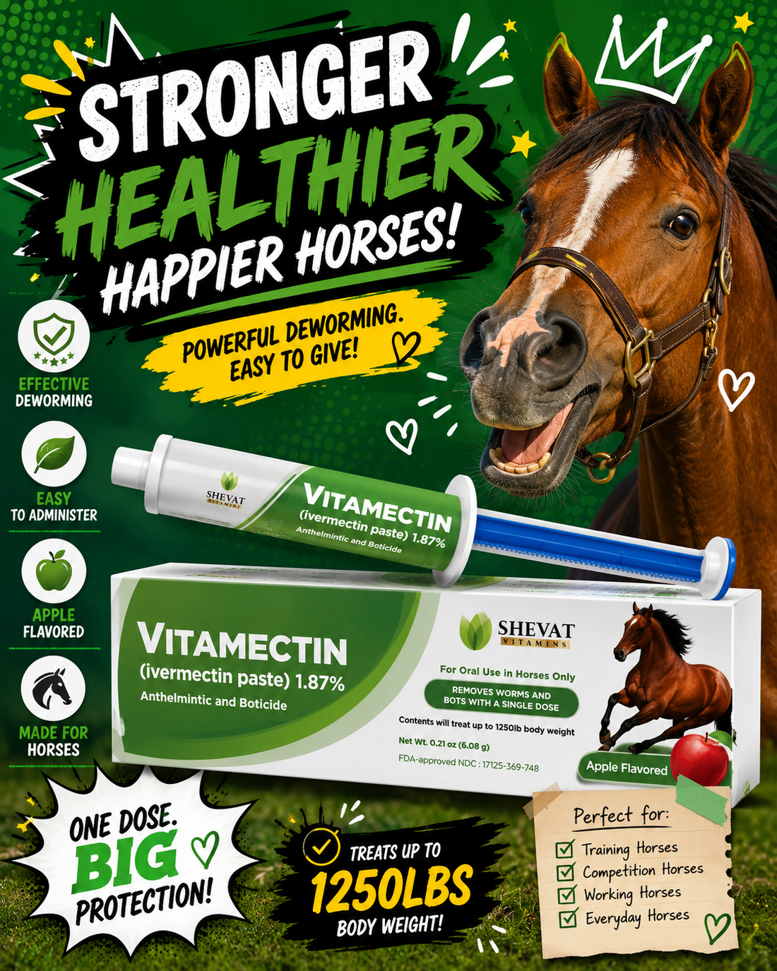 Ivermectin Horse Paste: A Trusted Deworming Solution for Routine Equine Care