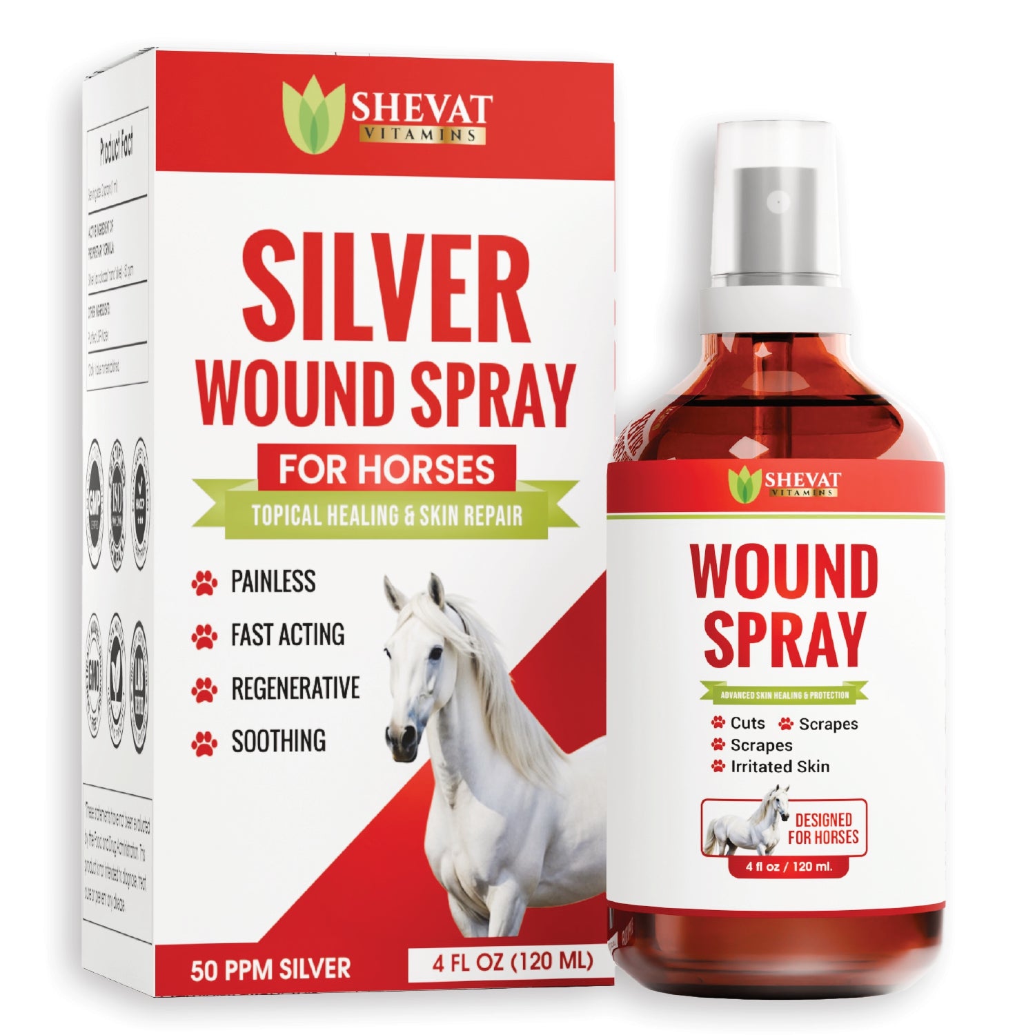 Shevat Vitamins Horse Wound Care Spray