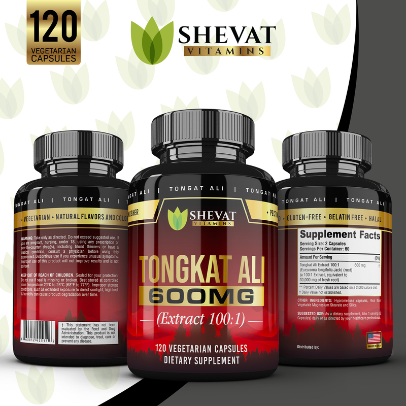 TONGKAT ALI 600MG EXTRACT 1:10