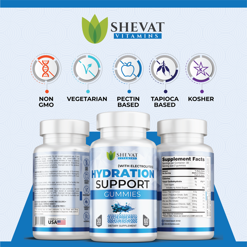 Shevat Vitamins Hydration Support