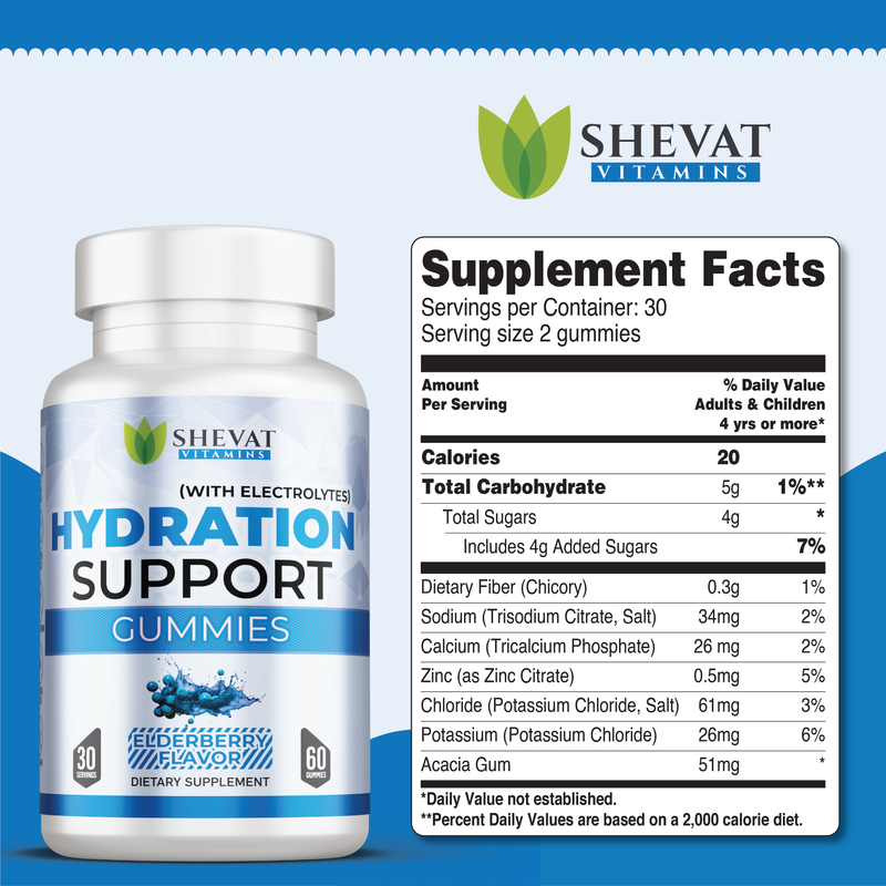 Shevat Vitamins Hydration Support