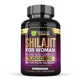 Pure Himalayan Shilajit Capsules 22000mg+ with 50% Fulvic Acid & 85+ Trace Minerals for Energy Performance & Immune Support - Organic Shilajit for Men & Women - Non-GMO Made in The USA - 90 Capsules