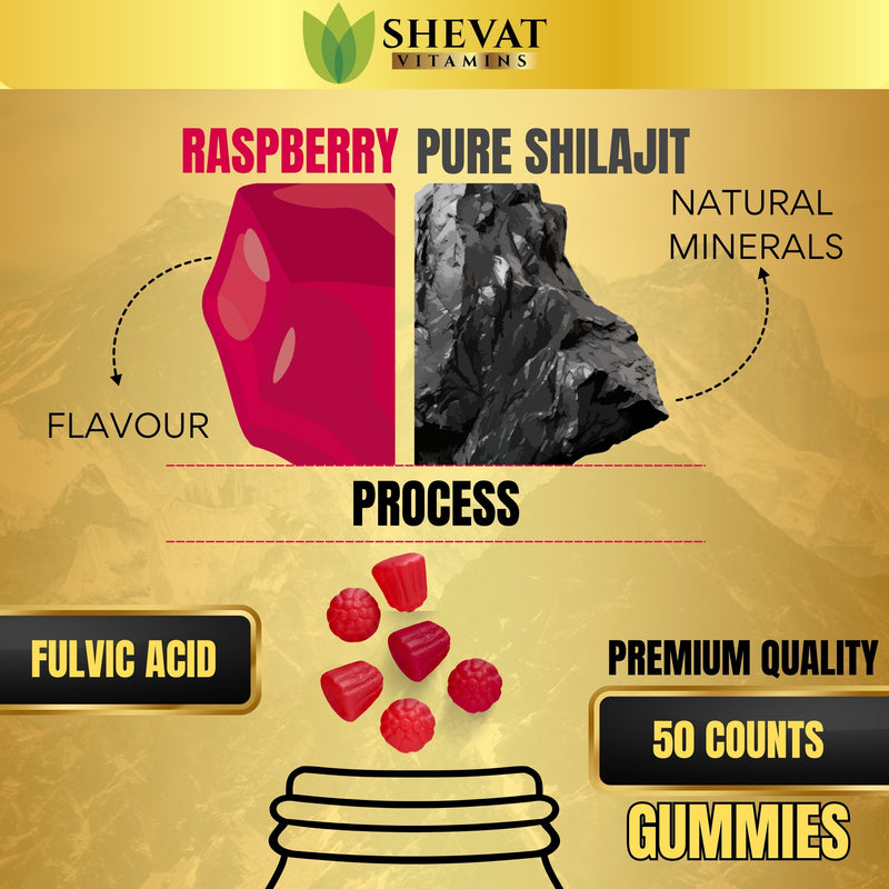 shevat vitamins Shilajit gummies supplement