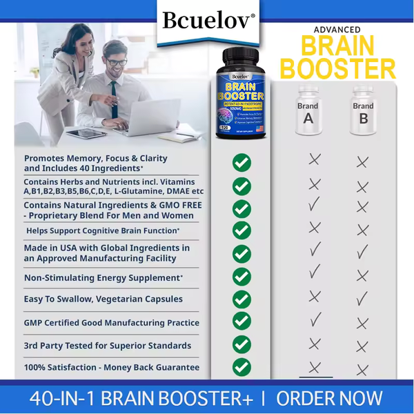 Advanced Brain Booster for Memory & Focus