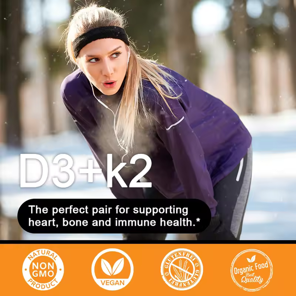 Vitamin K2 (MK7) with D3 Supplement