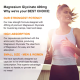 Magnesium Glycinate with B6 & D3 for Sleep & Calm