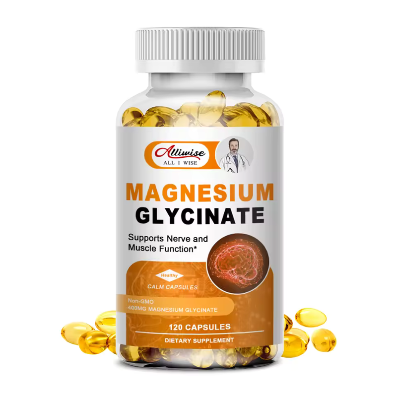 Magnesium Glycinate with B6 & D3 for Sleep & Calm