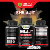 Shevat Vitamins Shilajit Supplement 50% Fulvic Acid