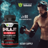 Shevat Vitamins Shilajit Supplement 50% Fulvic Acid